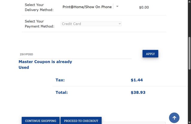 Water World checkout page showing Water World promo code box | Screenshot taken by SimplyCodes community member on May 30, 2025