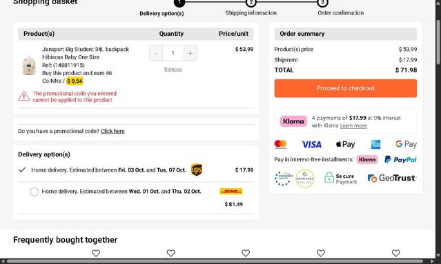WaveINN checkout page showing WaveINN promo code box | Screenshot taken by SimplyCodes community member on Sep 28, 2025
