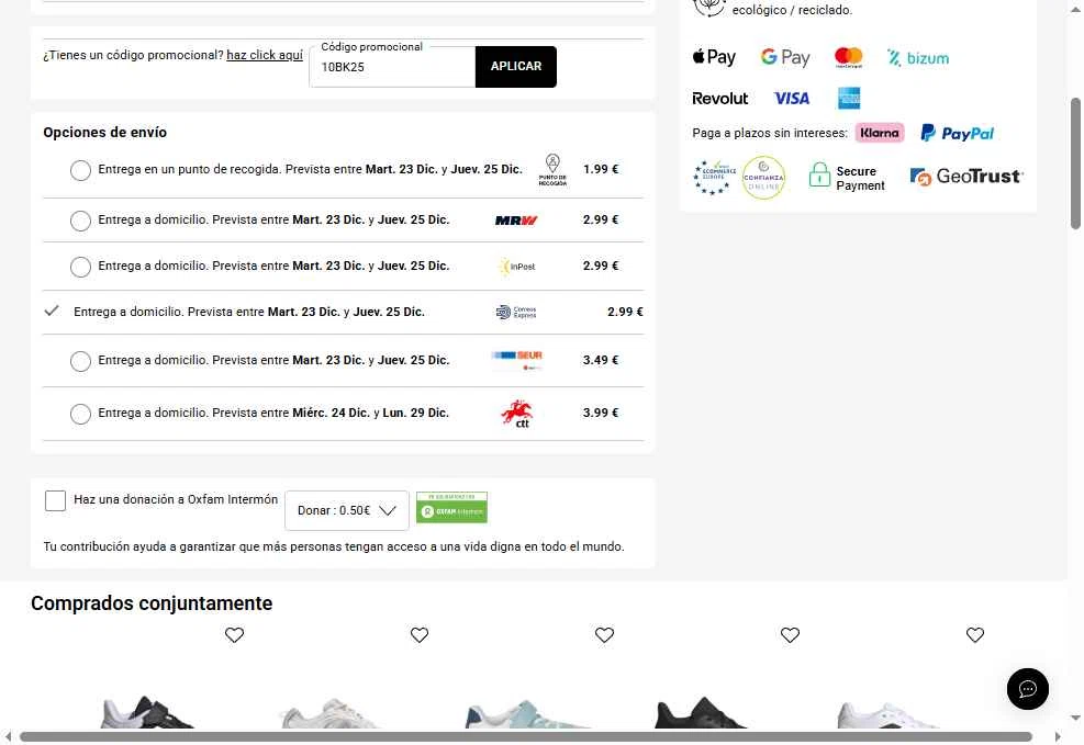 WaveINN checkout page showing WaveINN promo code box | Screenshot taken by SimplyCodes community member on Dec 13, 2025