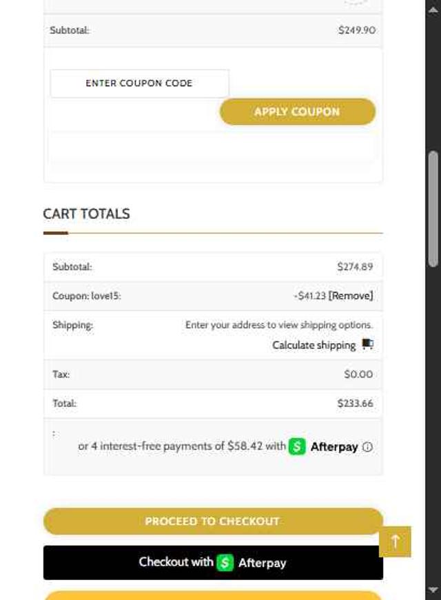 Waxelene checkout page showing Waxelene coupon code box | Screenshot taken by SimplyCodes community member on Apr 30, 2025