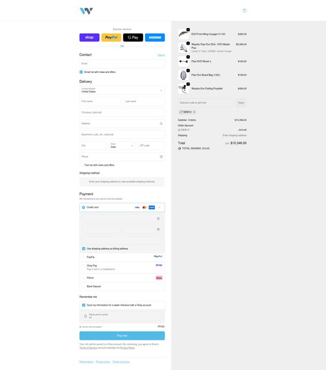 Waydoo checkout page showing Waydoo discount code box | Screenshot taken by SimplyCodes community member on Sep 24, 2025
