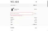We-Ar4 coupon verification screenshot