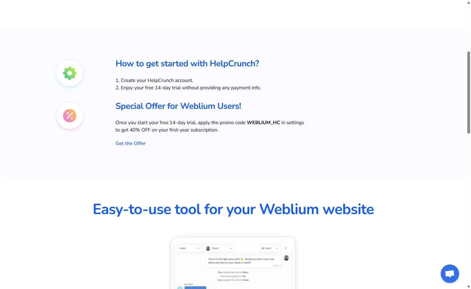 Weblium checkout page showing Weblium coupon code box | Screenshot taken by SimplyCodes community member on Dec 23, 2025