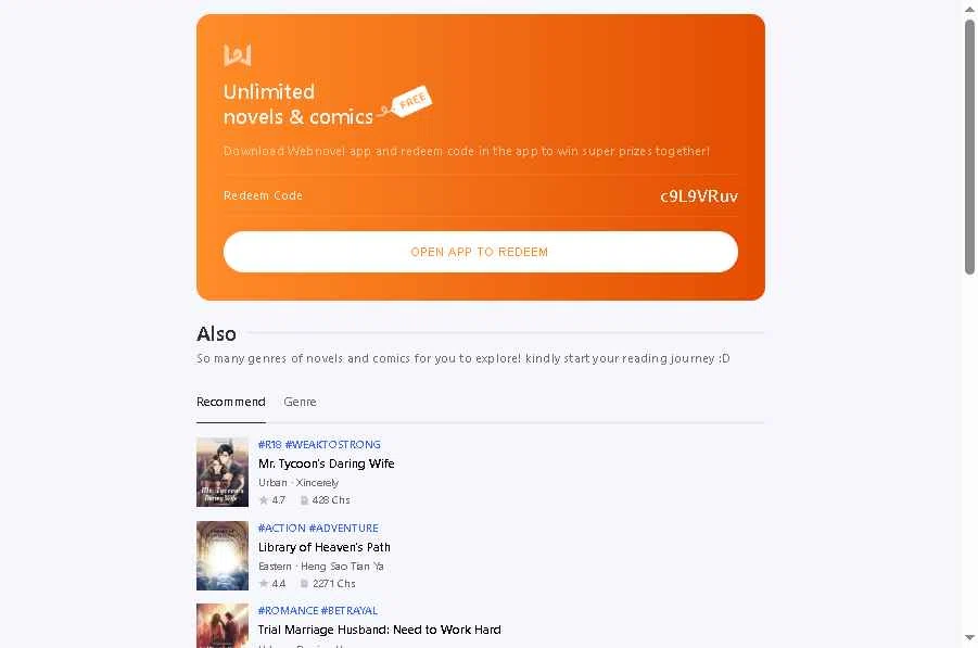 Webnovel checkout page showing Webnovel promo code box | Screenshot taken by SimplyCodes community member on Feb 11, 2026