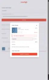 6LANDF25 coupon verification screenshot