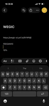 FEEGAN10 coupon verification screenshot
