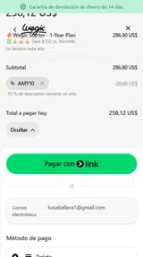 AMY10 coupon verification screenshot