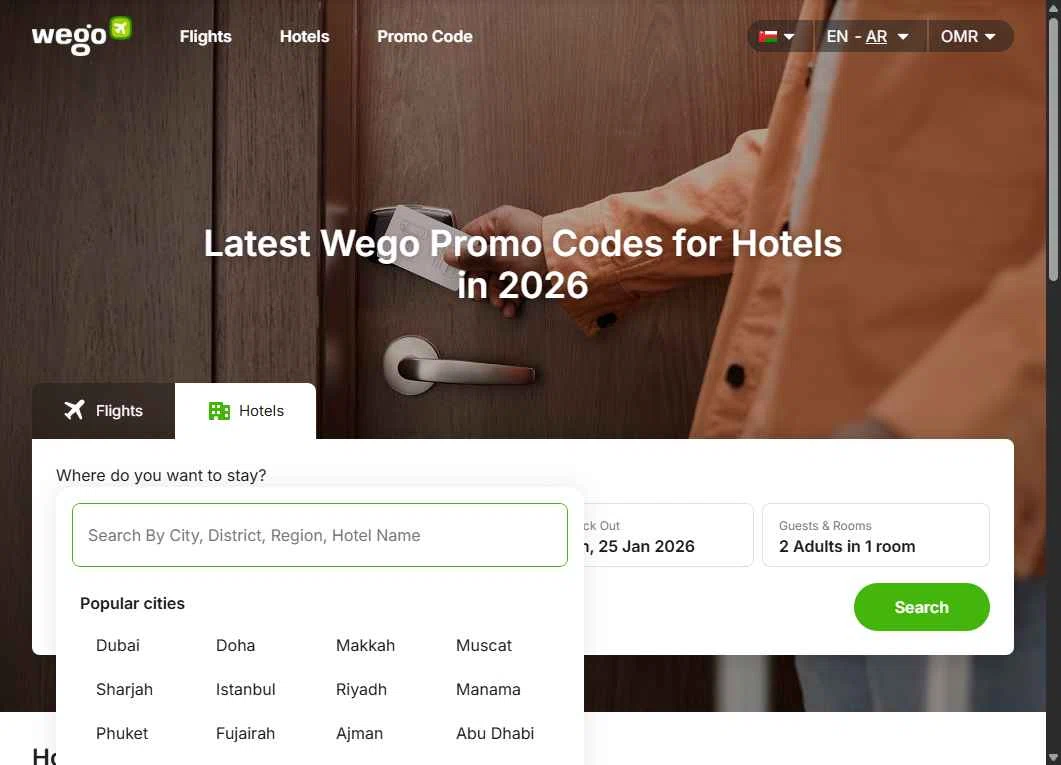 WeGo checkout page showing WeGo promo code box | Screenshot taken by SimplyCodes community member on Jan 23, 2026