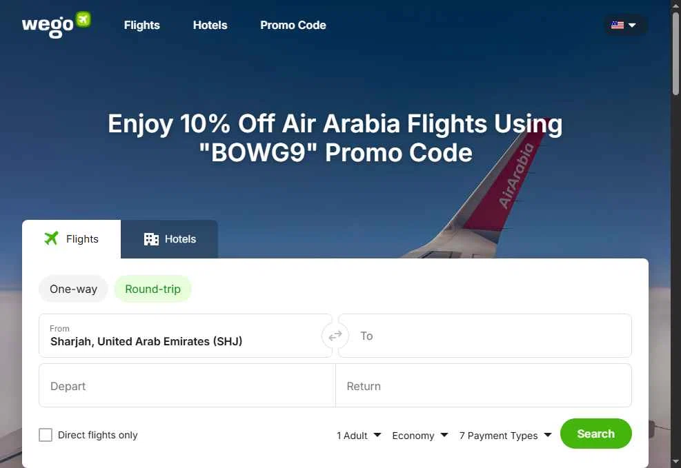 WeGo checkout page showing WeGo promo code box | Screenshot taken by SimplyCodes community member on Jan 31, 2026