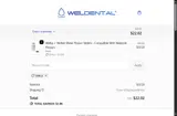 Weldental coupon verification screenshot