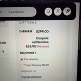 Wellness Peptides coupon verification screenshot