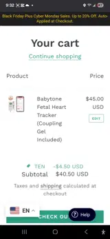 Wellue coupon verification screenshot