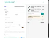 We Love Eyes coupon verification screenshot