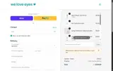 We Love Eyes coupon verification screenshot
