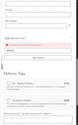 HP4FOR3 coupon verification screenshot