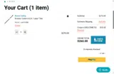 WELCOME10 coupon verification screenshot