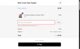 West Coast Vape Supply coupon verification screenshot