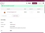 gains coupon verification screenshot