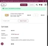 stayhungry12 coupon verification screenshot