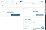 WELCOME10 coupon verification screenshot