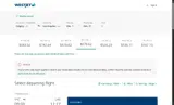 WestJet coupon verification screenshot