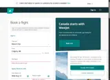 WestJet coupon verification screenshot