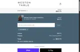 Weston Table coupon verification screenshot