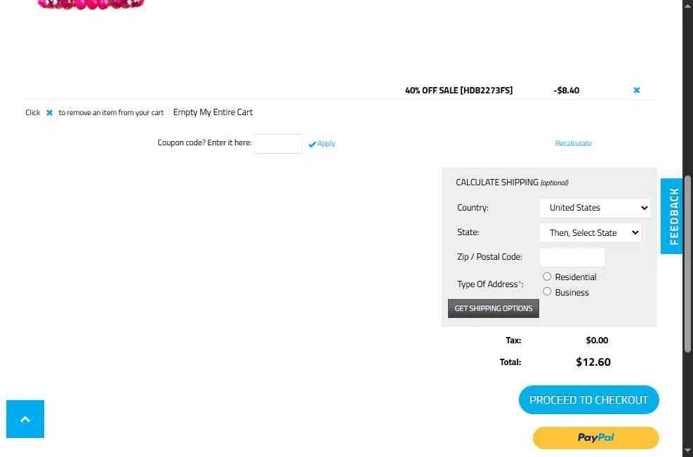 Wholesale Fashion Square checkout page showing Wholesale Fashion Square promo code box | Screenshot taken by SimplyCodes community member on Oct 7, 2025