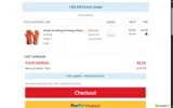 WW15WELCOME coupon verification screenshot