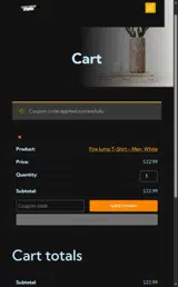 genesisdurcal coupon verification screenshot