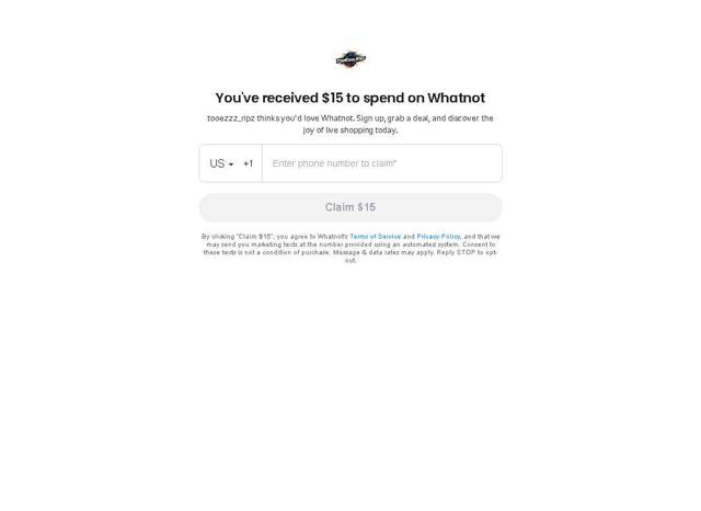 Whatnot checkout page showing Whatnot promo code box | Screenshot taken by SimplyCodes community member on Sep 7, 2025