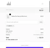 Whish coupon verification screenshot