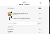 Whisky and Whiskey coupon verification screenshot