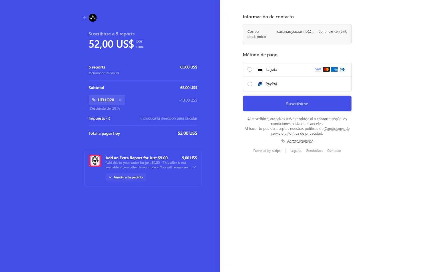 WhiteBridge checkout page showing WhiteBridge promo code box | Screenshot taken by SimplyCodes community member on Sep 24, 2025