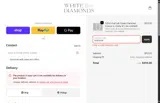 White Diamonds Utah coupon verification screenshot
