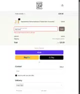 WELCOME coupon verification screenshot