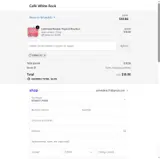 White Rock Coffee coupon verification screenshot