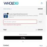 SPROUTWHOLE30 coupon verification screenshot