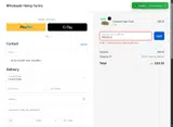 Wholesale Hemp Farms coupon verification screenshot