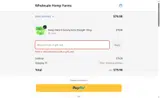 Wholesale Hemp Farms coupon verification screenshot