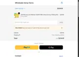 Wholesale Hemp Farms coupon verification screenshot