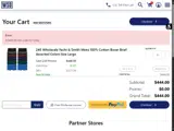Wholesale Sock Deals coupon verification screenshot