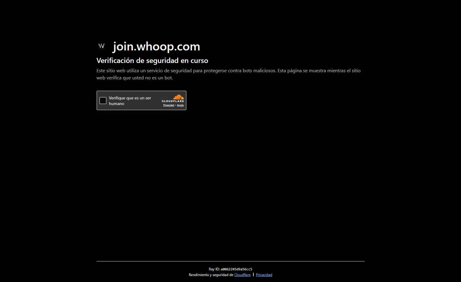 Verification screenshot for Get a Free 1 Month Select Items (referral Offer Code on the Link) at Whoop — 25d ago