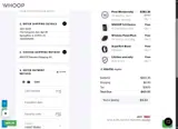Whoop coupon verification screenshot