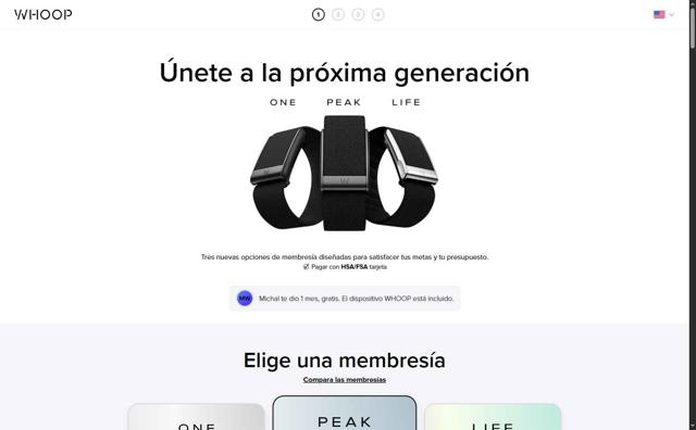 Whoop checkout page showing Whoop discount code box | Screenshot taken by SimplyCodes community member on Oct 3, 2025