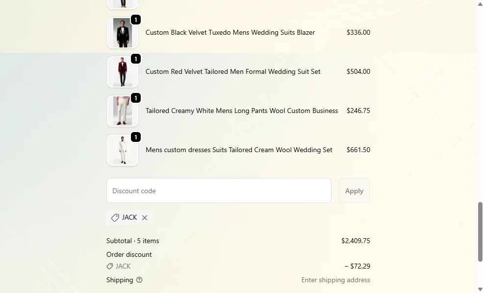 WIAI checkout page showing WIAI promo code box | Screenshot taken by SimplyCodes community member on Jan 16, 2026
