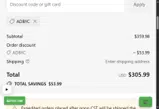 Adbyc coupon verification screenshot