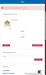 CAMP coupon verification screenshot
