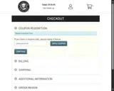 Wild Alaska Salmon & Seafood coupon verification screenshot