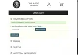 Wild Alaska Salmon & Seafood coupon verification screenshot